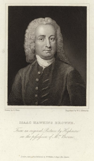 Isaac Hawkins Browne - écrivain et politicien anglais (1705 - 1760) - Joseph Highmore