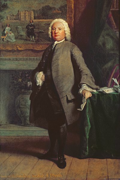 Portrait de Samuel Richardson (1689-1761) 1750 - Joseph Highmore