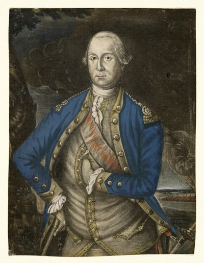 Son Excellence George Washington Esquire, pub. 1776 (gravure en couleur) - Joseph Hiller