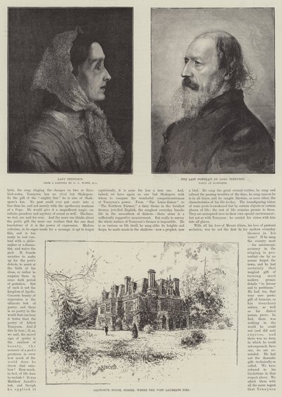 Alfred, Baron Tennyson, Poète Lauréat - Joseph Holland Tringham