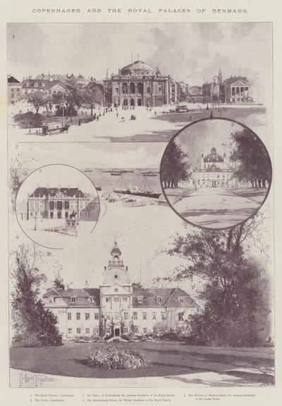 Copenhague et les Palais Royaux du Danemark - Joseph Holland Tringham