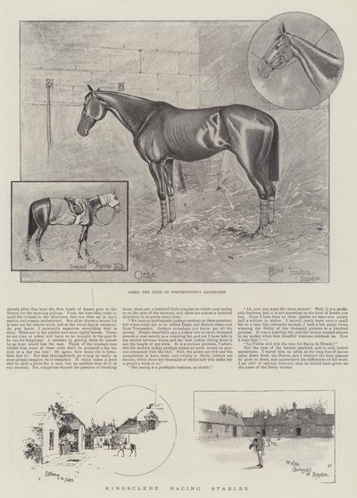 Écuries de course de Kingsclere - Joseph Holland Tringham