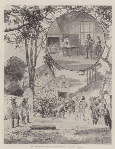 La nouvelle pièce de M. Laurence Irving, Bonnie Dundee, au théâtre Adelphi - Joseph Holland Tringham