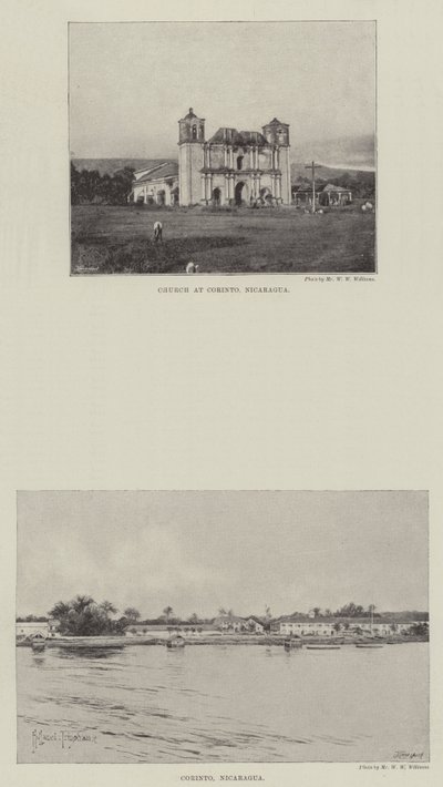 Croquis du Nicaragua - Joseph Holland Tringham