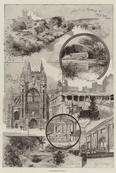 Les Beautés de Bath - Joseph Holland Tringham