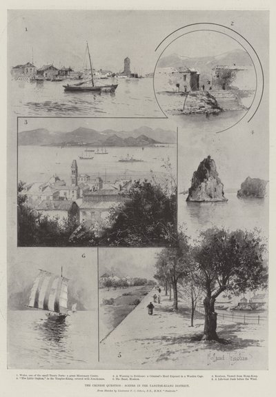 La question chinoise, scènes dans le district de Yangtse-Kiang - Joseph Holland Tringham