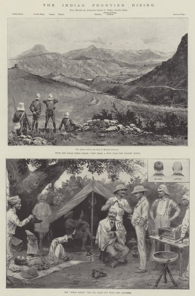 Le soulèvement de la frontière indienne - Joseph Holland Tringham