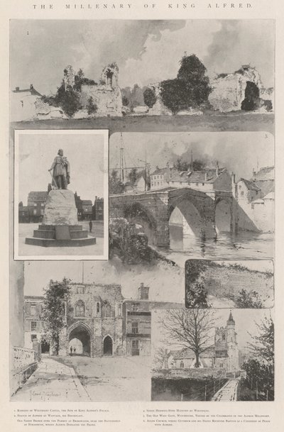 Le millénaire du roi Alfred - Joseph Holland Tringham