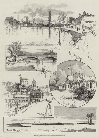 Les nouveaux champs de tir métropolitains à Staines - Joseph Holland Tringham