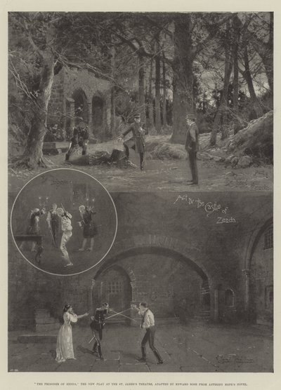 Le Prisonnier de Zenda, la nouvelle pièce au Théâtre St James, adaptée par Edward Rose du roman d