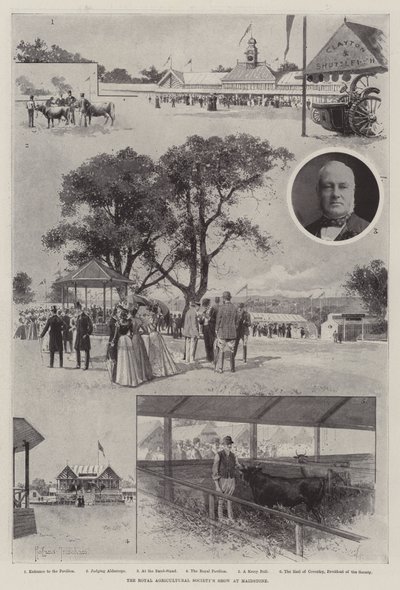 Le salon de la Royal Agricultural Society à Maidstone - Joseph Holland Tringham