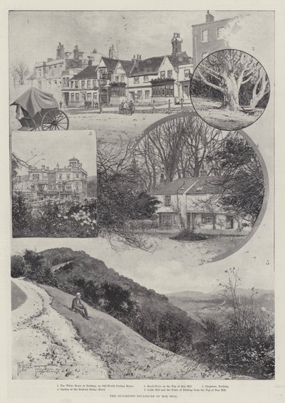 La clôture suggérée de Box Hill - Joseph Holland Tringham