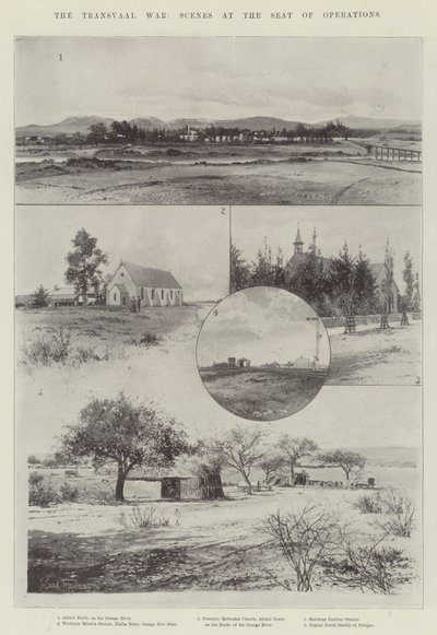 La guerre du Transvaal, scènes sur le lieu des opérations - Joseph Holland Tringham