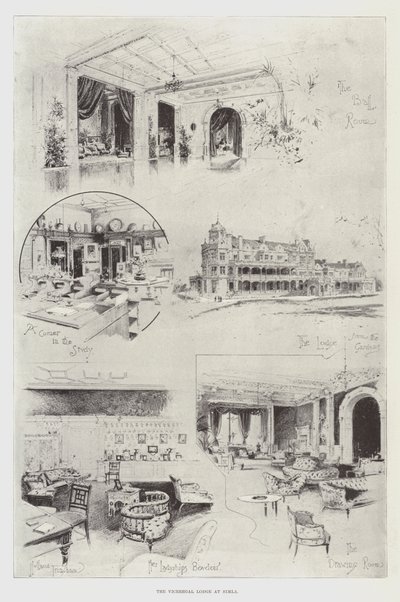 Le Pavillon du Vice-roi à Simla - Joseph Holland Tringham