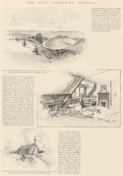 Le défunt Professeur Tyndall - Joseph Holland Tringham
