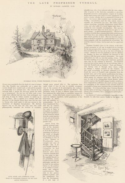 Le défunt professeur Tyndall - Joseph Holland Tringham