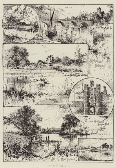 Sur la Tamise - Joseph Holland Tringham