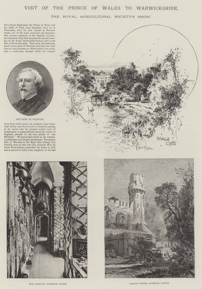 Visite du prince de Galles dans le Warwickshire - Joseph Holland Tringham