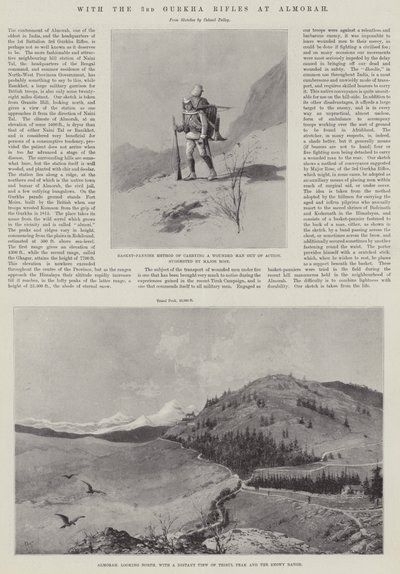 Avec les 3e Fusiliers Gurkhas à Almorah - Joseph Holland Tringham