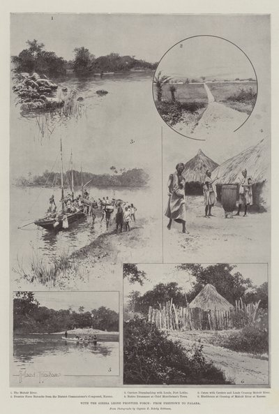 Avec la force frontalière de Sierra Leone, de Freetown à Falaba - Joseph Holland Tringham