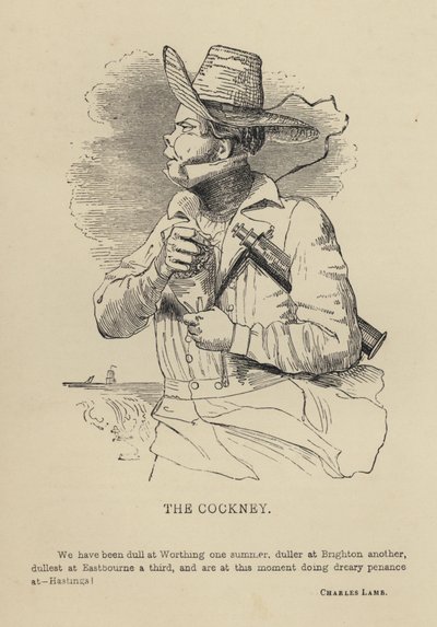 Le Cockney de Kenny Meadows (gravure) - Joseph Kenny (after) Meadows
