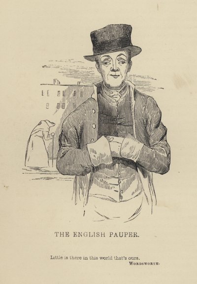 Kenny Meadows : Le Pauvre Anglais - Joseph Kenny (after) Meadows