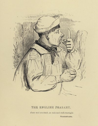 Kenny Meadows : Le Paysan anglais - Joseph Kenny (after) Meadows