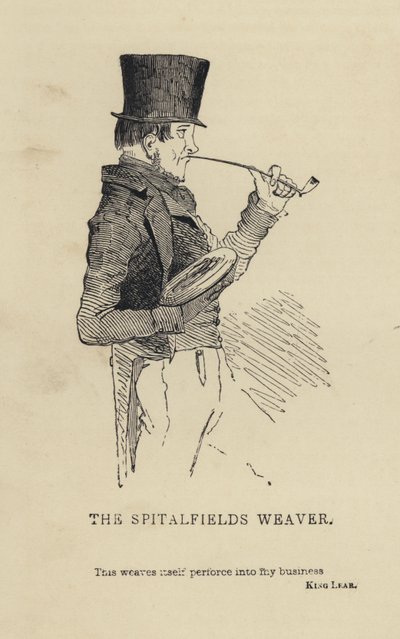 Kenny Meadows : Le tisserand de Spitalfields - Joseph Kenny (after) Meadows