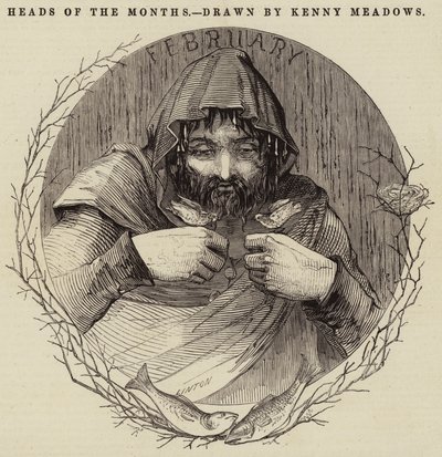 Les Têtes des Mois - Joseph Kenny Meadows