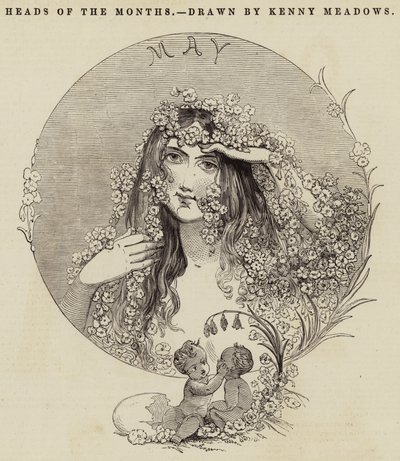 Les têtes des mois - Joseph Kenny Meadows