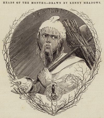 Les Têtes des Mois - Joseph Kenny Meadows