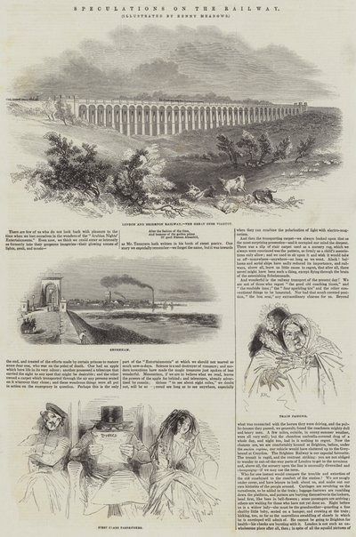 Spéculations sur le chemin de fer - Joseph Kenny Meadows