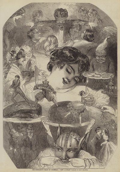 Le rêve de Noël des écoliers, comme c