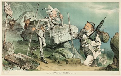 Sur la route, de Puck - Joseph Keppler
