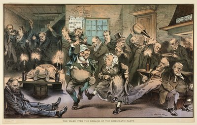 Le réveil des vestiges du Parti démocrate, de Puck - Joseph Keppler