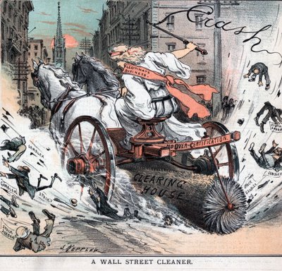 Nettoyeur de Wall Street par Joseph Ferdinand Keppler - Joseph Keppler