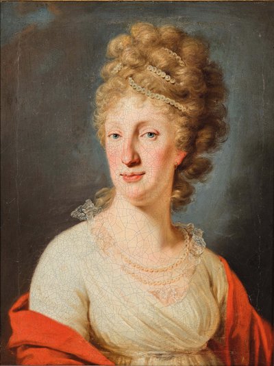 Portrait de Marie-Thérèse de Naples et de Sicile 1772-1807 - Joseph Kreutzinger