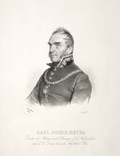 Portrait du Dr. Karl Joseph Meyer - Joseph Kriehuber