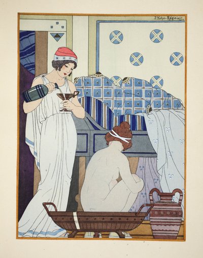 Siège de bain, illustration de 