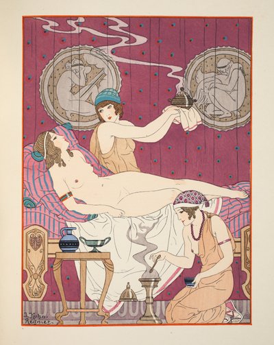 Fumigations aromatiques, illustration de 