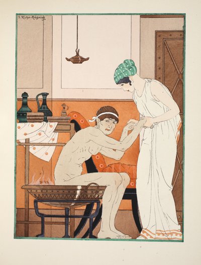 Bain de vapeur, illustration de 