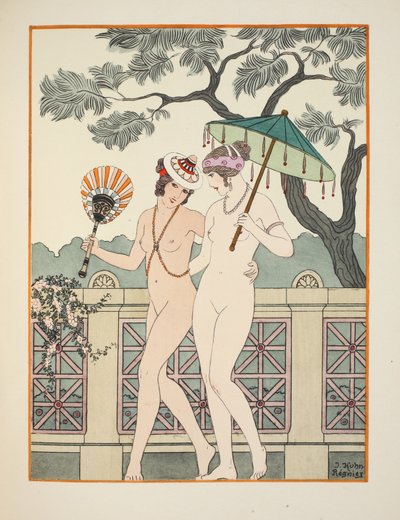 Se promener nus autant que possible, illustration de 