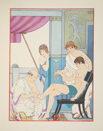 Soldat blessé, illustration des 