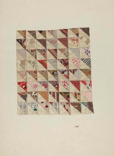 Morceau de patchwork en calicot - Joseph L. Boyd