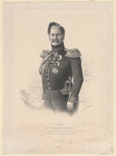 Portrait du comte Alexey Fyodorovich Orlov 1787-1862 - Joseph Lemercier