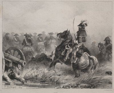 Scène de cavalerie, 1836 - Joseph Louis Hippolyte Bellange