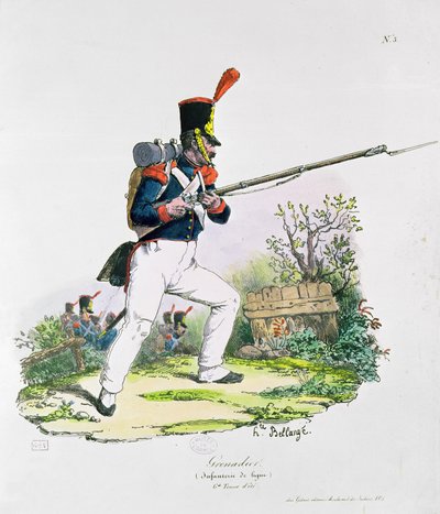 Garde Grenadier - Joseph Louis Hippolyte Bellange