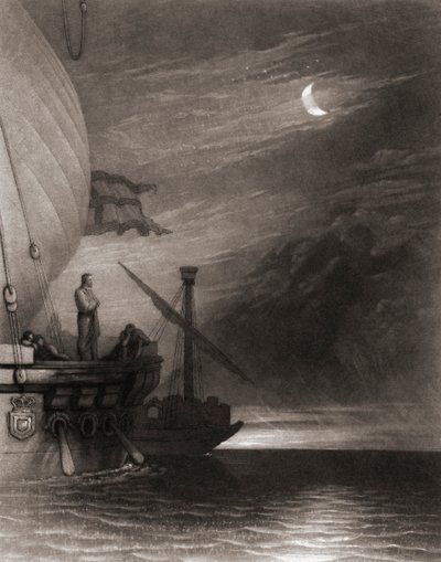 Terre découverte par Colomb - Joseph Mallord William (after) Turner