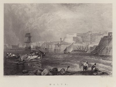 Malte - Joseph Mallord William (after) Turner