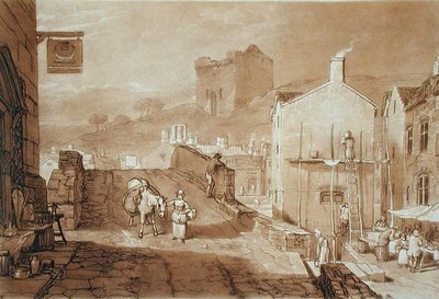 Morpeth, Northumberland, gravé par Charles Turner (1773-1857) publié en 1808 - Joseph Mallord William (after) Turner